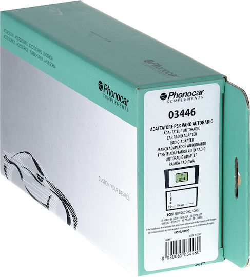 Phonocar Πρόσοψη 2 Din για Ford Mondeo 2003-2007