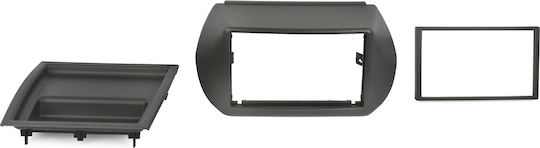 Phonocar Πρόσοψη 2 Din Ανθρακί για Citroen Jumper / Nemo, Fiat Fiorino / Qubo & Peugeot Bipper 2008-2014