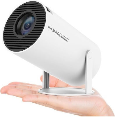 Magcubic Portable Projector 4K HY300 Mini Projector LCD HD LED Lamp with Wi-Fi and Built-in Speakers White