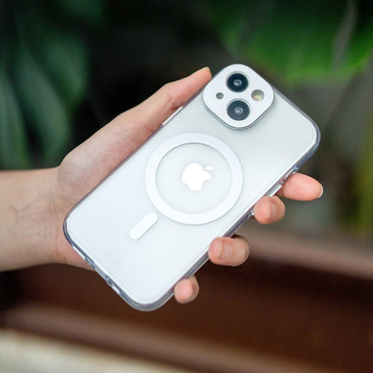 Moshi Iglaze Wallet Silicon Gri (iPhone 15 Pro Max)
