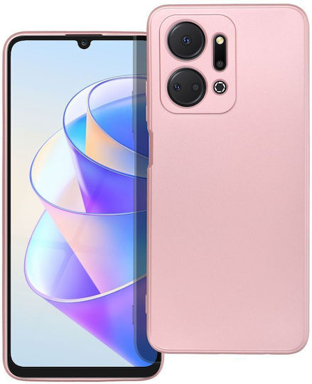 Back Cover Μεταλλικό Ροζ (Honor X7a)