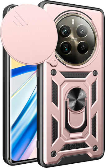 Techsuit Camshield Back Cover Πλαστικό / Σιλικόνης Ροζ Χρυσό (Realme 12 Pro)