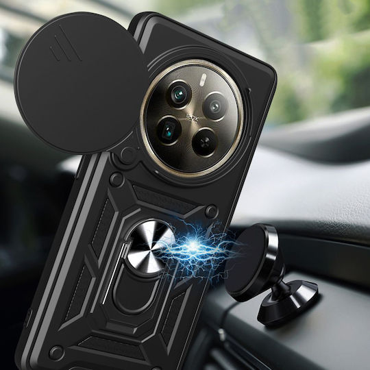 Techsuit Camshield Back Cover Πλαστικό / Σιλικόνης Ροζ Χρυσό (Realme 12 Pro)