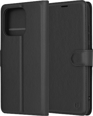 Techsuit Book Leather Black (Redmi 12C)