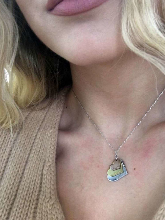 Goldsmith Halskette mit Design Herz aus Silber