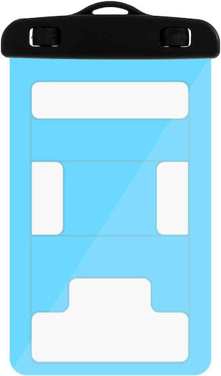 Universal Bag / Armband Waterproof Case up to 5" Blue