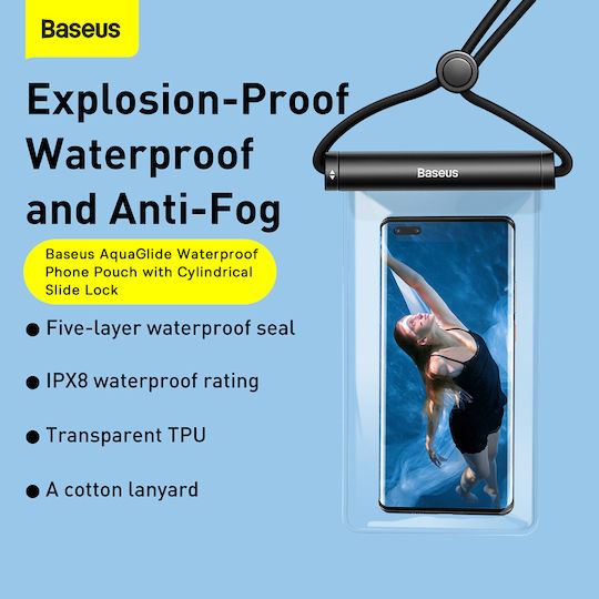Baseus Aquaglide Cylinder Waterproof Case Up To 7.2 Black P60263701113-00