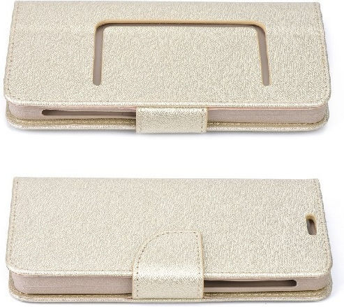 Fancy Leather Book 5 3 8 έως 5.8" Χρυσό