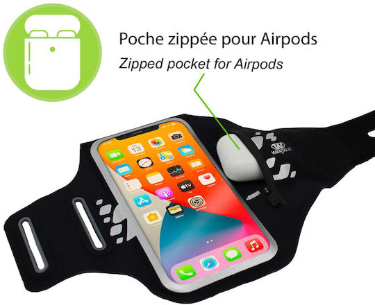 Wantalis Athlete Brassard Θήκη Μπράτσου έως 6.7" Μαύρο