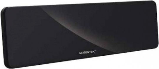 Greentek HDi-30N Εσωτερική Κεραία Τηλεόρασης (απαιτεί τροφοδοσία) σε Μαύρο Χρώμα Σύνδεση με Ομοαξονικό (Coaxial) Καλώδιο
