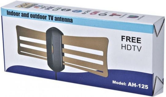 Digitală AH-125 Intern / Externă Antena TV (nu Necesită Alimentare)