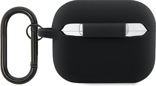 Lacoste Croc Logo Калъф с кука в Черен цвят за Apple AirPods Pro 2
