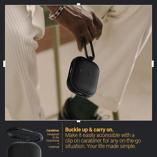 Spigen Caseology Vault Θήκη Σιλικόνης σε Μαύρο χρώμα για Apple AirPods Pro 2