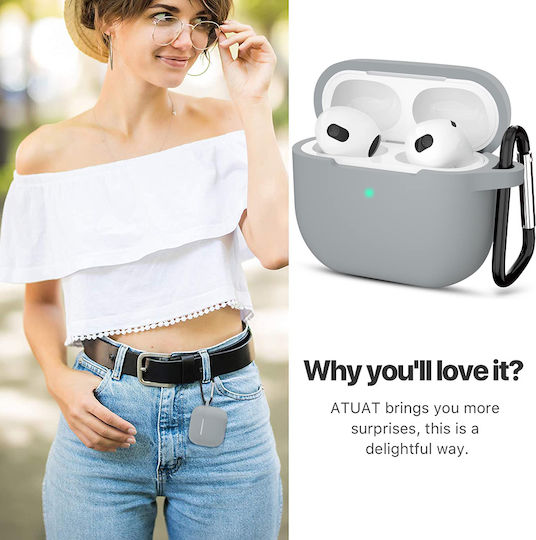 Techsuit Husă în culoarea Violet pentru Apple AirPods 3