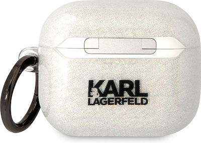 Karl Lagerfeld Karl&choupette Θήκη Σιλικόνης / Πλαστική σε Διάφανο χρώμα για Apple AirPods 3