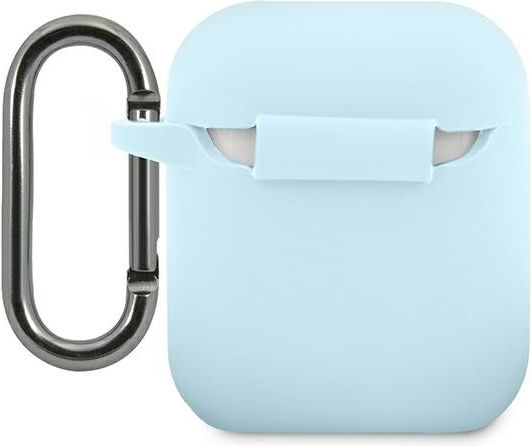 Lacoste Калъф с кука в Светлосин цвят за Apple AirPods 1 / AirPods 2
