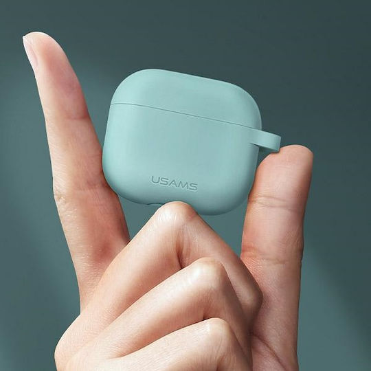 Usams BH741 Калъф с кука в Розов цвят за Apple AirPods 3