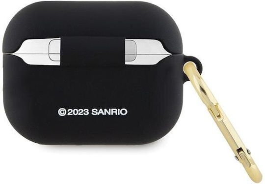 Hello Kitty Hülle Silikon in Schwarz Farbe für Apple AirPods Pro 2