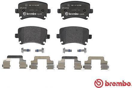 Brembo Σετ Τακάκια Πίσω για Audi A3 / A4 / TT Seat Leon Skoda Octavia / Superb Volkswagen Eos / Golf / Passat / Scirocco