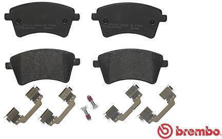 Brembo Σετ Τακάκια Πίσω για Ford Express Mercedes-Benz Citan Renault Kangoo / Express