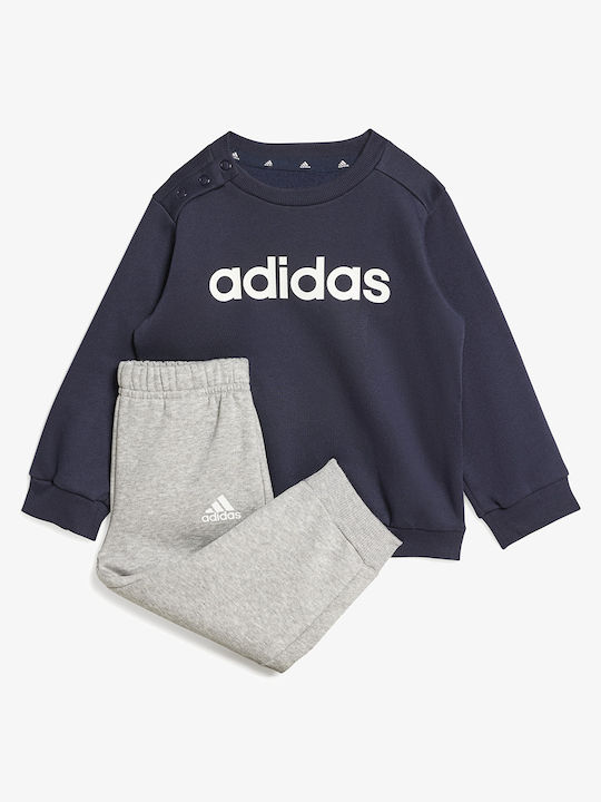 Adidas Copilăresc Set de pantaloni de trening Negru Linear