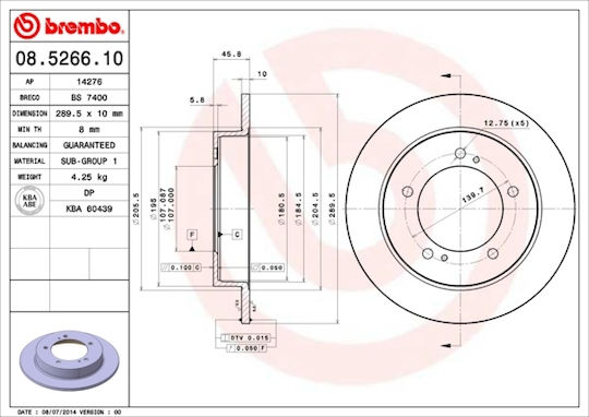 Brembo Brake Discs Front