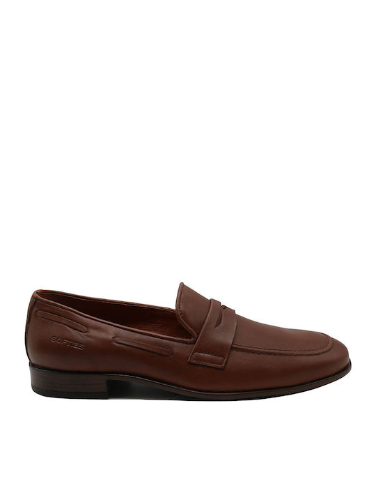 Herren Mokassins in Tabac Braun Farbe