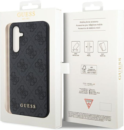 Guess Metal Gold Logo Back Cover Plastic Gold (Galaxy S23 FE)