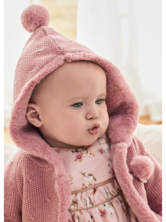 Mayoral Kids Cardigan Knitted Pink