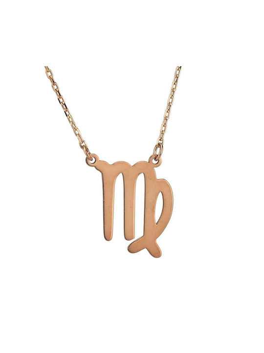 Goldsmith Necklace Zodiac Sign Virgo from Silver