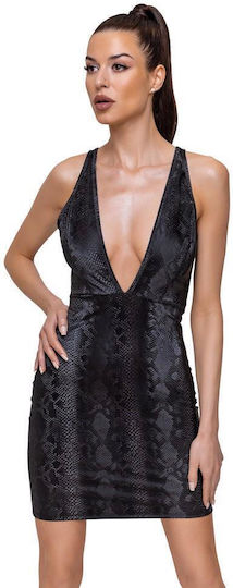 Rochie sexy de lenjerie pentru femei cu imprimeu de șarpe, mărime R