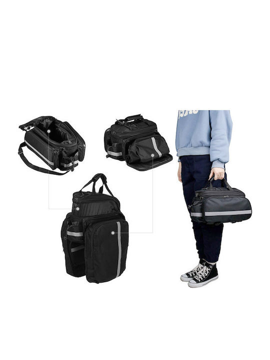 Verk Group Double Bicycle Rack Bag Black