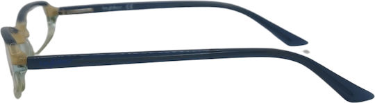 Plastic Eyeglass Frame Blue 392 7589 4916