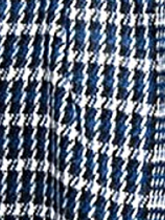 Unisex Blauer Wollschal