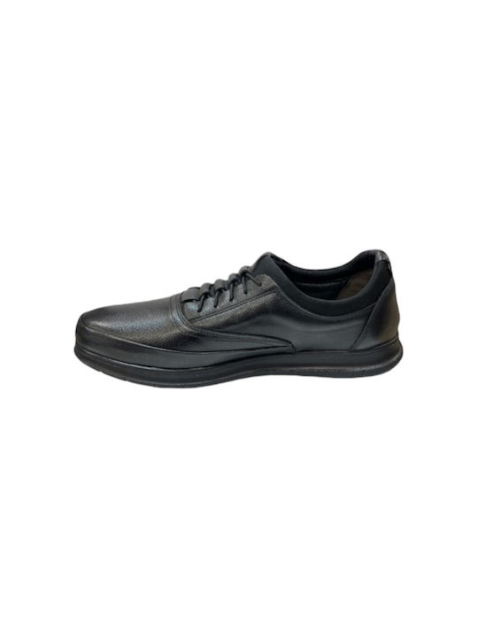 Next Step Shoes Men's Leather Casual Shoes Black