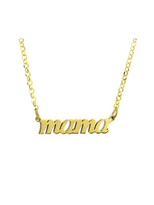 Goldsmith Necklace Mum from Gold Plated Silver