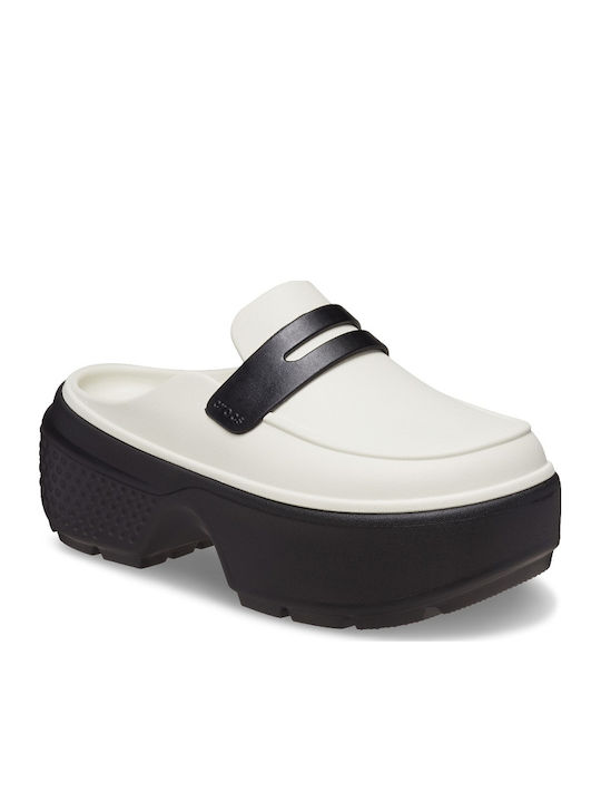 Mules with Low Heel in Black Color