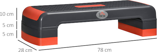 HomCom Aerobic Stepper with Adjustable Height
