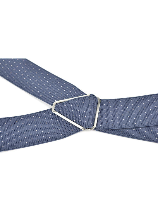 Victoria Suspenders Monochrome Blue