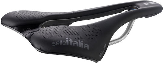 Selle Italia SLR Boost TI 316 Superflow L Σέλα Ποδηλάτου Μαύρη 248 x 145 mm