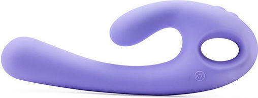 Flex Bi Bendable Dual Stimulation Vibrator Lavender