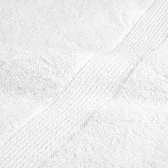 vidaXL Set 50 Hotel Hand Towels 50x30 cm 600gsm White