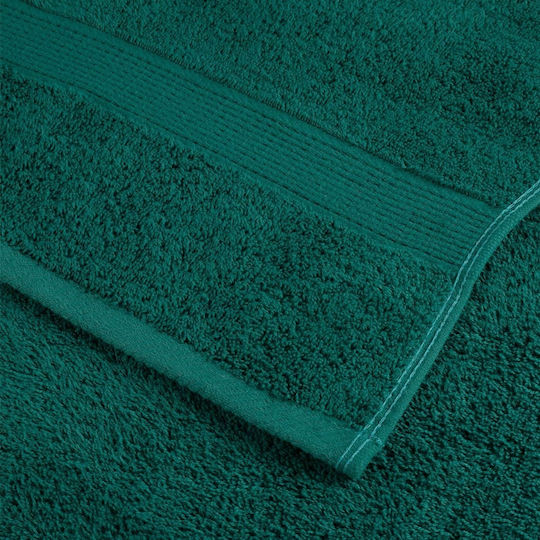 vidaXL Set 10 Hotel Pool and Beach Towels 200x80 cm 600gsm Green