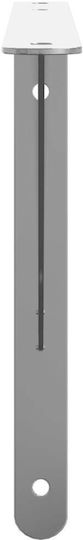 vidaXL Heavy-Duty Stainless Steel Shelf Brackets Silver 400x25mm 4pcs 30300