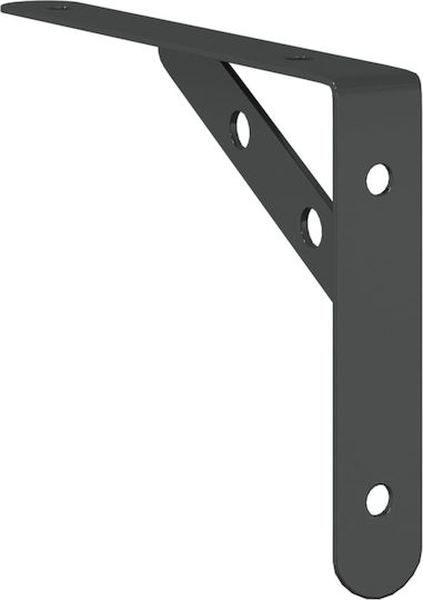 vidaXL Heavy-Duty Stainless Steel Shelf Brackets Silver 150x25mm 4pcs 30302