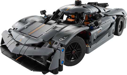 LEGO Technic Koenigsegg Jesko Absolut Grey Hypercar for Ages 10+ 801 Pieces