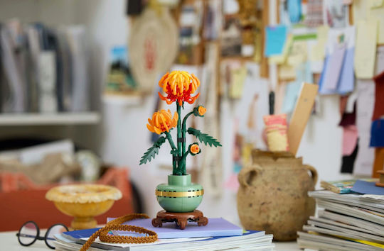 LEGO Botanical Collection Комплект Хризантема за 18+ Години 278 Бройки