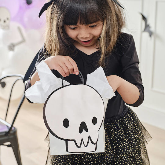 Ginger Ray Hârtie Geantă pentru Cadou cu Tema "Halloween" Bej 6buc
