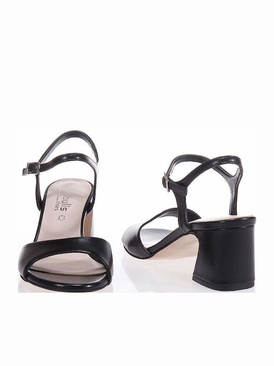 Leather Sandals Black