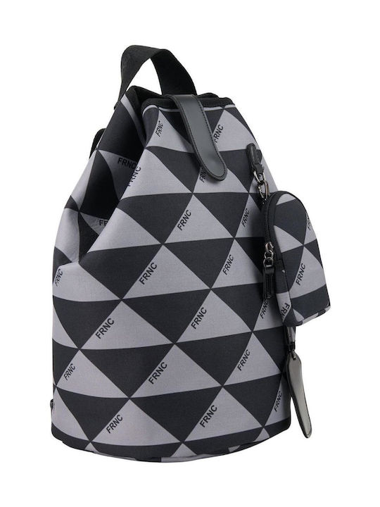 FRNC Damen Tasche Rucksack Gray